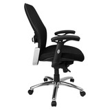 Flash Furniture Office Chair,41.7 in H,Gray LF-W42-GG