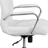 Flash Furniture Office Chair,40 3-4 in H,Gray GO-2286M-WH-GG