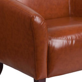 Flash Furniture Cognac Leather Loveseat 111-2-CG-GG