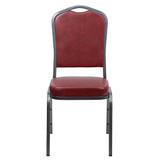 Flash Furniture Burgundy Vinyl Banquet Chair FD-C01-SILVERVEIN-BURG-VY-GG