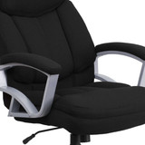 Flash Furniture Black 500Lb High Back Fab Chr GO-1850-1-FAB-GG
