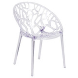 Flash Furniture Specter Series Transparent Stacking,PK4 4-FH-156-APC-GG