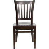 Flash Furniture HERCULES Series Vertical Slat Back,PK2 2-XU-DGW0008VRT-WAL-GG