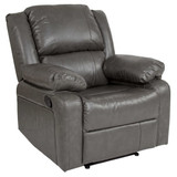 Flash Furniture Harmony Series Leather Recliner,Gray BT-70597-1-GY-GG