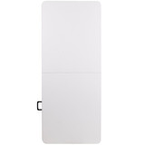 Flash Furniture Wh 30X72 Plastic Bi-Fold Table DAD-YCZ-183Z-GG