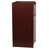 Flash Furniture Wood Tray Top Trash Receptacle,Mahogany MT-M8520-TRA-MAH-GG