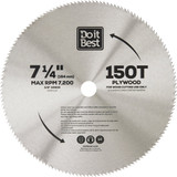 Do it Best 7-1/4 In. 150-Tooth Plywood Circular Saw Blade (2-Pack)
