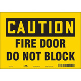 Condor Safety Sign,7 in x 10 in,Vinyl 467U97