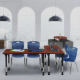 Regency Kee 60" x 30" Height Adjust Mobile Table MT6030CHAPCBK40NV