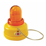 Federal Signal Hazardous Warning Light,LED,Amber 225XL-120-240A