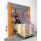 Global Industrial Scratch Resistant Strip Door Curtain 12'W x 8'H