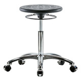 Manufacturer Varies Cleanroom Polyurethane Stool,Black CLR-IPMBSO-CR-NF-CC-BLK