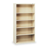 Tennsco Bookcase,66 in H,Champagne B-66CP