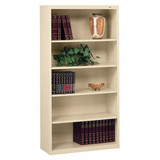 Tennsco Bookcase,66 in H,Champagne B-66CP