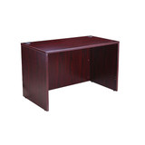Boss Desk Shell 48" x 24",Mahogany N104-M