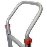 Dayton Hand Truck,500 lb,48"x18"x17-1/2",Silver 6W046