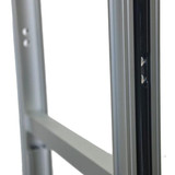 Dayton Hand Truck,500 lb,48"x18"x17-1-2",Silver 6W046