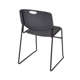 Kobe Training Table,w-2 Zeng Chairs,60"x24" MKTRCT6024GY44BK