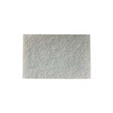 White 6" x 9" Non Woven Hand Pad Non Abrasive R HP-WHITE-10 HP-WHITE-10