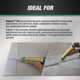 Tremco Vulkem 116 10.1 Oz. Limestone Polyurethane Sealant 2674810332 792776