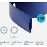 EZ-Flo 30 Ft. x 2 In. ID Flat Discharge Hose 98639 491723