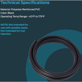 EZ-Flo 10 Ft. 1-4 In. ID Fuel Hose 98595 496440