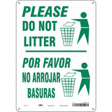 Condor Safety Sign,14 in x 10 in,Aluminum 468W73