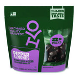 Orchard Valley Harvest® Dipped Almonds, Dark Chocolate, (8) 1 oz Bags JOH36537