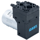 Gast Compressor/Vacuum Pump,Wire Leads,12V DC 10D1126-401-7049B