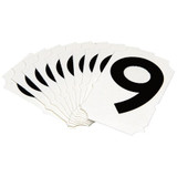 Brady Numbers and Letters Labels, PK 10 5050P-9