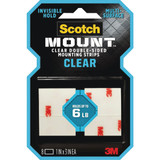 Scotch Mount 1 In. x 3 In. Clear Double-Sided Mounting Strips (8-Count) 410H-ST 211565