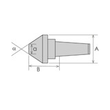 Hhip Mt3-75deg 5" Bull Nose Live Center 3900-5008