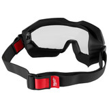 Milwaukee Tool Safety Goggles, TPV, Clear, Wraparound 48-73-2062