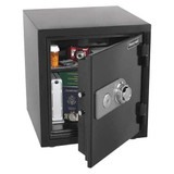 Honeywell Safe,Key,Steel,1.24 cu ft 2105