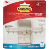 Command Adhesive Soap Dish, Satin Nickel, 2 Medium Water-Resistant Strips BATH34-SN-ESF 239647