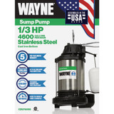 Wayne 1/3 HP Stainless Steel Sump Pump