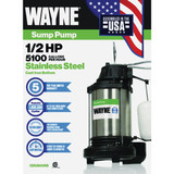 Wayne 1/2 HP Stainless Steel Sump Pump