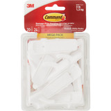 Command Medium Utility Hook Mega Pack, White, 20 Hooks, 24 Strips 17001-MPES 202895