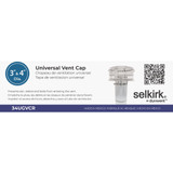 Selkirk 3 In. To 4 In. Universal Gas B-Vent Cap