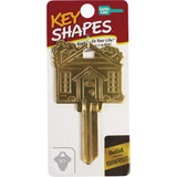 Lucky Line Brass Home Sc Key B405S Pack of 5 259189