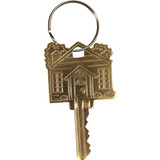 Lucky Line Brass Home Sc Key B405S Pack of 5 259189