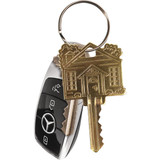 Lucky Line Brass Home Sc Key B405S Pack of 5 259189