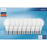 Philips 60W Equivalent Soft White A19 Medium LED Light Bulb (8-Pack)