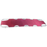 Medsource Folding Stretcher,350 lb,Red,73" L MS-EFS123
