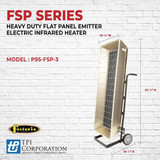 Fostoria Portable Infrared Heater,480V AC P95-FSP-3