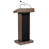 Oklahoma Sound Sound Lectern,46 in H,Ribbonwood 800X-RW