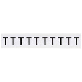 Brady Letter Label,1-1/2" H,1-11/64" W 9713-T