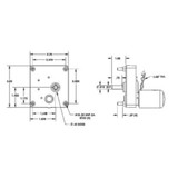 Dayton DC Gearmotor,Nameplate RPM 50,1.10A 52JE54