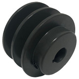 Manufacturer Varies V-Belt Pulley,2.85 in Out dia.,Cast Iron 2AK28X1