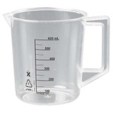 Manufacturer Varies Beaker,600 mL,125 mm H,109.5 mm Dia,PK6 23X907